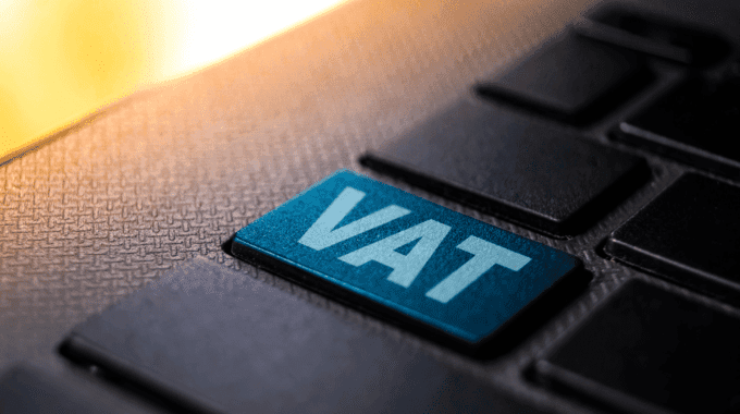 VAT On Keyboard Signifying Self-serve Time To Pay For VAT Customers